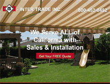 Tablet Screenshot of intertradeincorporated.com